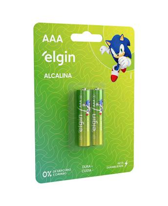 Imagem de Pilha Alcalina AAA Energy Blister Com 2 Pilhas Elgin