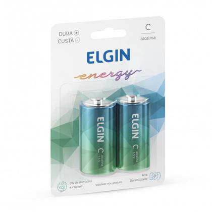 Imagem de Pilha alcalina média C com 2 unidades