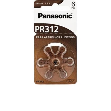 Imagem de Pilha Auditiva Pr312H (Cartela Com 6 Pilhas) Panasonic