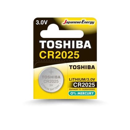 Imagem de Pilha Moeda 2025 Toshiba Lithium 3V 1 Unidade - CR2025