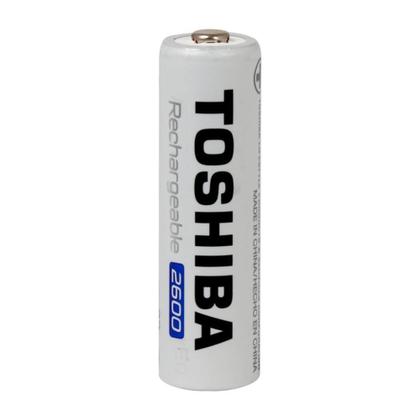 Imagem de Pilha Recarregável AA Toshiba, 4x Unidades, 2600mAH - 72475
