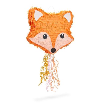 Imagem de Pinata Blue Panda Pull String Fox Woodland Party 40x33x8cm