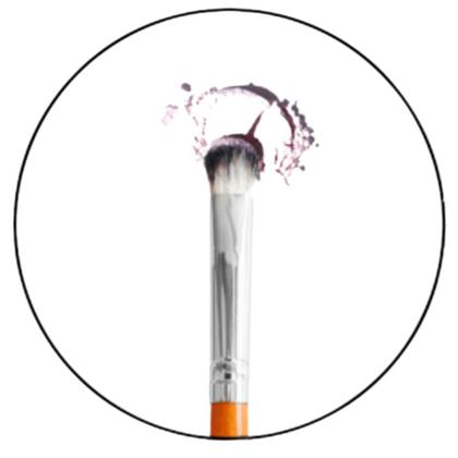 Imagem de Pincel Aplicador De Sombras Klass Vough Brown Line Número 7