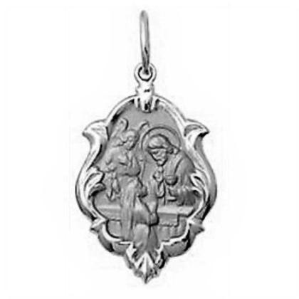 Imagem de Pingente Mini 1cm Nossa Senhora Aparecida Retangular Ouro 18k Branco k050