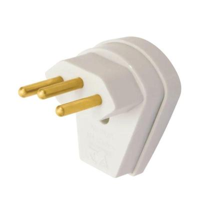 Imagem de Pino Plugue 2p+t Prensa Cabo Fame 10a 1481 Cinza