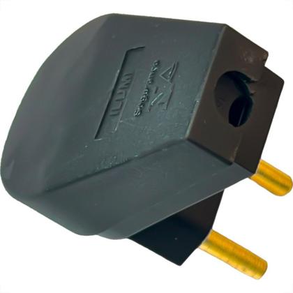 Imagem de Pino Prensa Cabo Ilumi 2 Polos 10A. Gigante Preto - 1414Pct - Kit C/10 Pecas