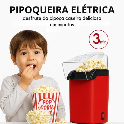 Imagem de Pipoqueira Elétrica Mini Joy, 110V, Sem Óleo e De Alta Qualidade