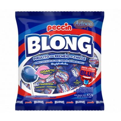 Imagem de Pirulito chicle blong gigante 24unx28g peccin