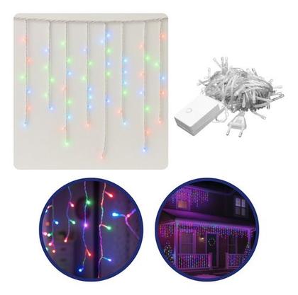 Imagem de Pisca Pisca Cascata 3,9m 300leds Branco Colorido Natal 220v