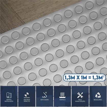 Imagem de Piso Vinílco Moeda 2mm - 2,6M² (rolo 1,30mts X 2,00mt) - Kapazi