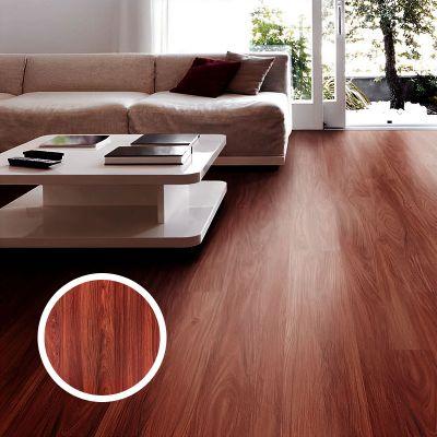 Imagem de Piso Vinílico Rígido Clicado Régua Amadeirada por M² Cor Mogno - Tubrax