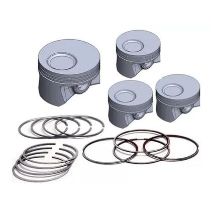 Imagem de PISTAO MOTOR STD C/ANEIS (JG C/4UND ) para MOBI 1.0 8V 16/ (