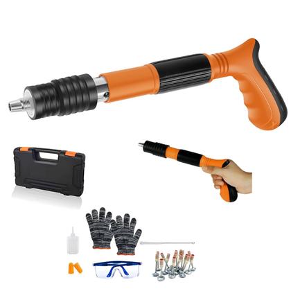Imagem de Pistola De Fixaçao Finca Pino Acessorios EPI Segurança Construçao Obra Reparo Proteçao Rebitadeira Prego Gesso Drywall