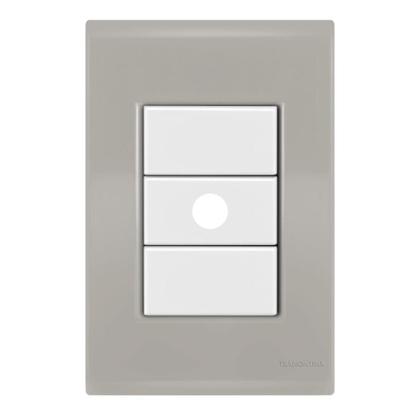 Imagem de Placa 1 Saída De Fio 4X2 - Tramontina Liz Fendi / Branca