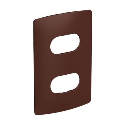 Imagem de Placa 2 Postos Separados 4x2 Moscada Nereya 663222 Legrand