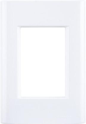 Imagem de Placa 3 Postos 4x2 Giz Branca Tramontina 57200051