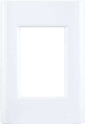 Imagem de Placa 3 Postos 4x2 Tramontina Giz Branca