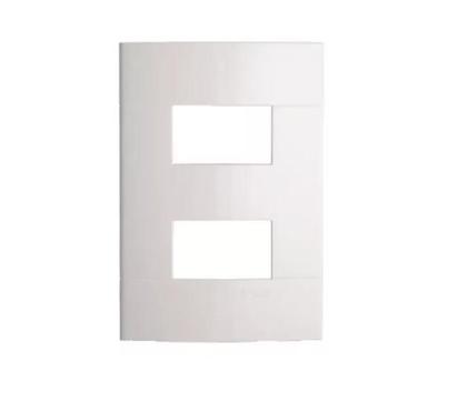 Imagem de Placa 4X2 Para 2 Modulos Branco Decor SCHNEIDER