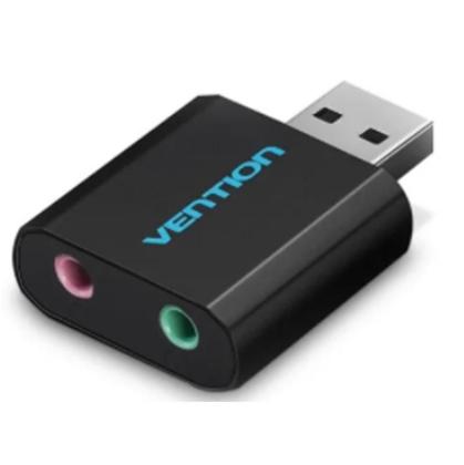 Imagem de Placa Adaptador De Som Usb X P2 Fone E Microfone Sound Card