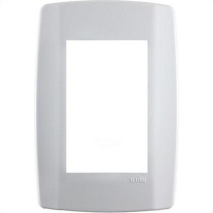 Imagem de Placa Conjunto Modular Slim 4X2 - 3 Modulos Juntos Branca 8210