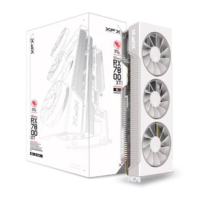 Imagem de Placa de Vídeo RX 7800 XT Magnetic Air Gaming Graphics Card with XFX Qicksilver White AMD Radeon, 16GB GDDR6, Freesync - RX-78TMAIRW9