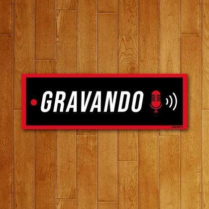 Imagem de Placa Decorativa Gravando