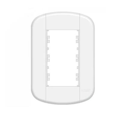 Imagem de Placa Fame 4X2 3 Módulos Blanc+