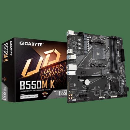 Imagem de Placa Mãe Gigabyte B550m K, Am4 4xDDR4(máx128GB)