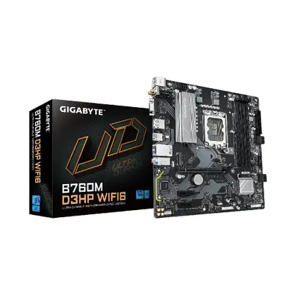 Imagem de Placa Mãe Gigabyte B760M D3HP WIFI6 LGA 1700 4xDDR5 Chipset B760 mATX