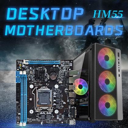 Imagem de Placa-mãe Kingter H55 16gb LGA 1156 série i3/i5/i7 Suporte USB 3.0 VGA RJ45 HDMI lan 10/100 mbps