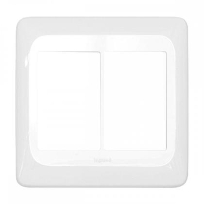 Imagem de Placa Pial Pop Branca 4X4 - 3 Modulos+3 Modulos Juntos Lgp44