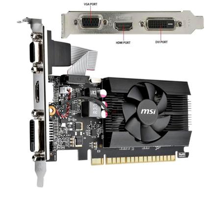 Imagem de Placa Vídeo Geforce Gt710 2Gb Ddr3 64Bits Hdmi Vga Dvi-D Lp