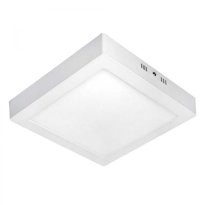 Imagem de Plafon Quadrado Sobrepor 24w LED Branco Frio Bivolt Elgin