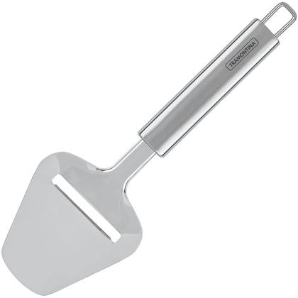 Imagem de Plaina Cortador de Queijo Tramontina Utilitá Inox Cabo Preto para Fatiar Servir LavaLouças Marffim