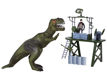 Imagem de Playset Militar Dino Park Samba Toys 4 Peças