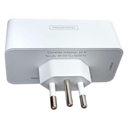 Imagem de Plug Fêmea Smart Tomada Inteligente 2p+t 10a 250 V - TRAMONTINA