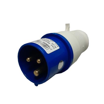 Imagem de Plug industrial 2p+t 16a-6h 220v azul stark