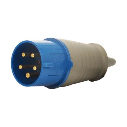 Imagem de Plug Industrial Soprano 3P+T+N IP44 9H 16A 220240Vca Azul