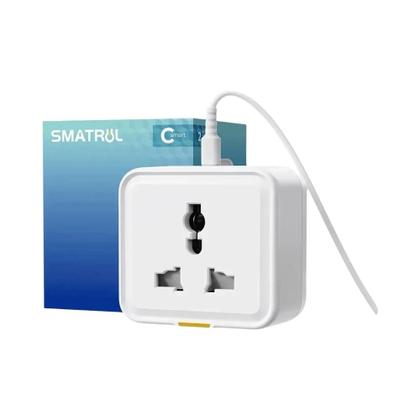 Imagem de Plugue Inteligente Universal Tuya WiFi Tipo-C 16A Adaptador RF433 Timer APP Assistente De Voz UK EU