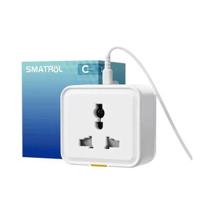 Imagem de Plugue Inteligente Universal Tuya WiFi Tipo-C 16A Adaptador RF433 Timer APP Assistente De Voz UK EU