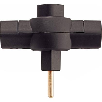 Imagem de Plugue T 2p 10 A 250 V Tramontina Preto Tramontina