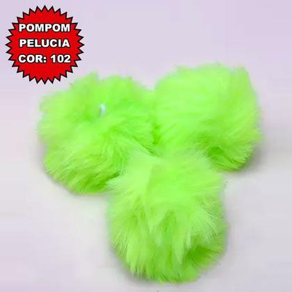 Imagem de POMPOM PELUCIA 70MM Varias Cores - 10PC -