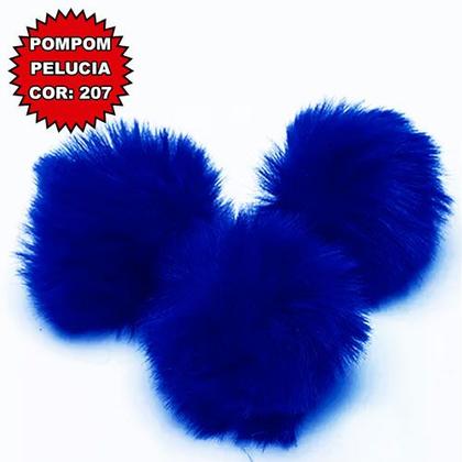 Imagem de POMPOM PELUCIA 70MM Varias Cores - 10PC -