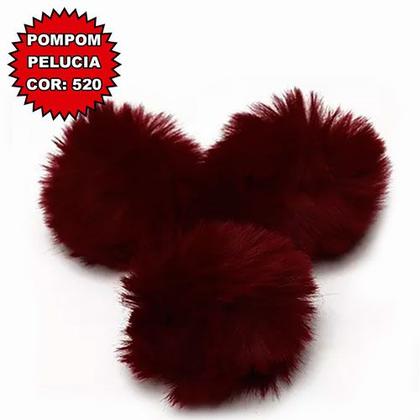 Imagem de POMPOM PELUCIA 70MM Varias Cores - 10PC -