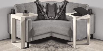 Imagem de Porta Revistas 2 Mesas Canto Lateral Apoio Namur Off 65cm