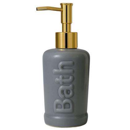 Imagem de Porta Sabonete Líquido Dispenser 400ml Porcelana Fina Luxo