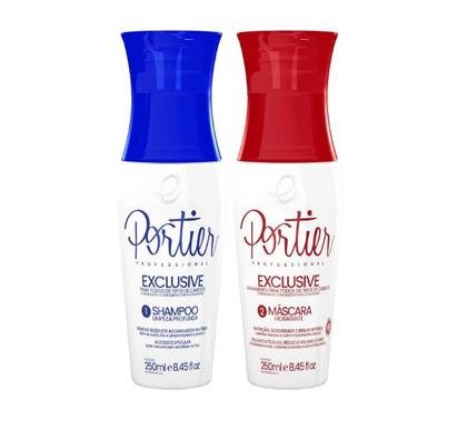 Imagem de Portier Kit Shampoo Condicionador Progressiva Exclusivinha 250ml