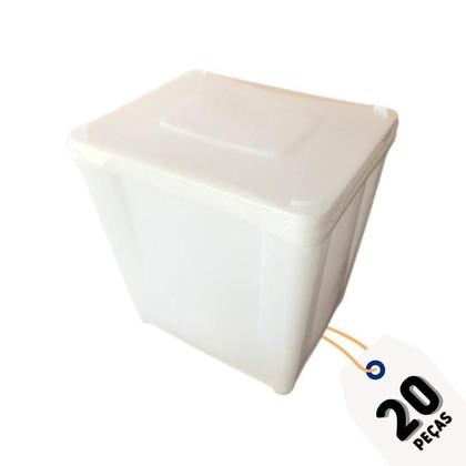 Imagem de Pote 10L Retangular Nastripack - Kit 20 Peças