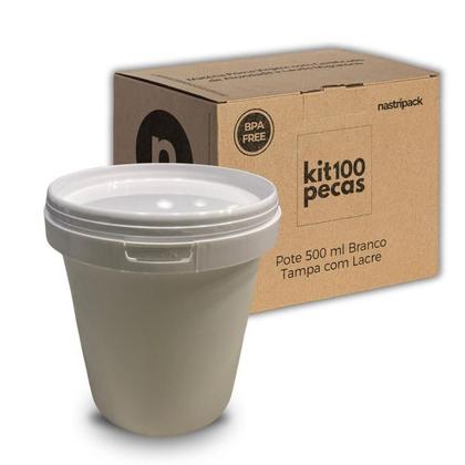 Imagem de Pote 500Ml Para Descarte De Medicamentos - Kit Com 100 Pçs