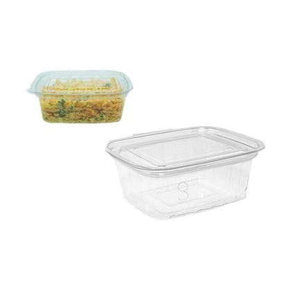 Imagem de Pote De Mini Doce Retangular 400ml Com 25 Unid Transparente